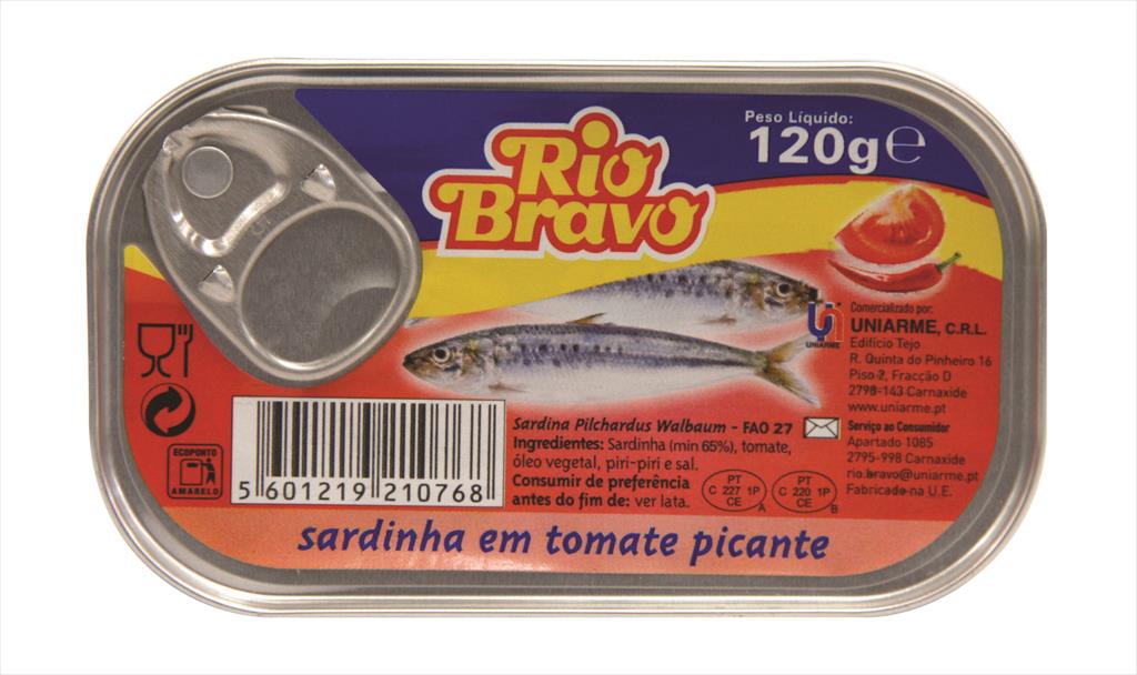SARDINHA TOMATE PICANTE - RIO BRAVO